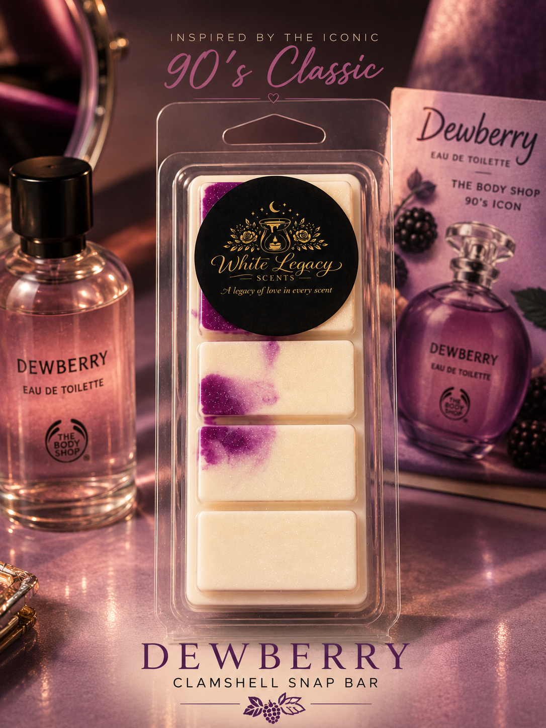 Dewberry Clamshell Snap Bar