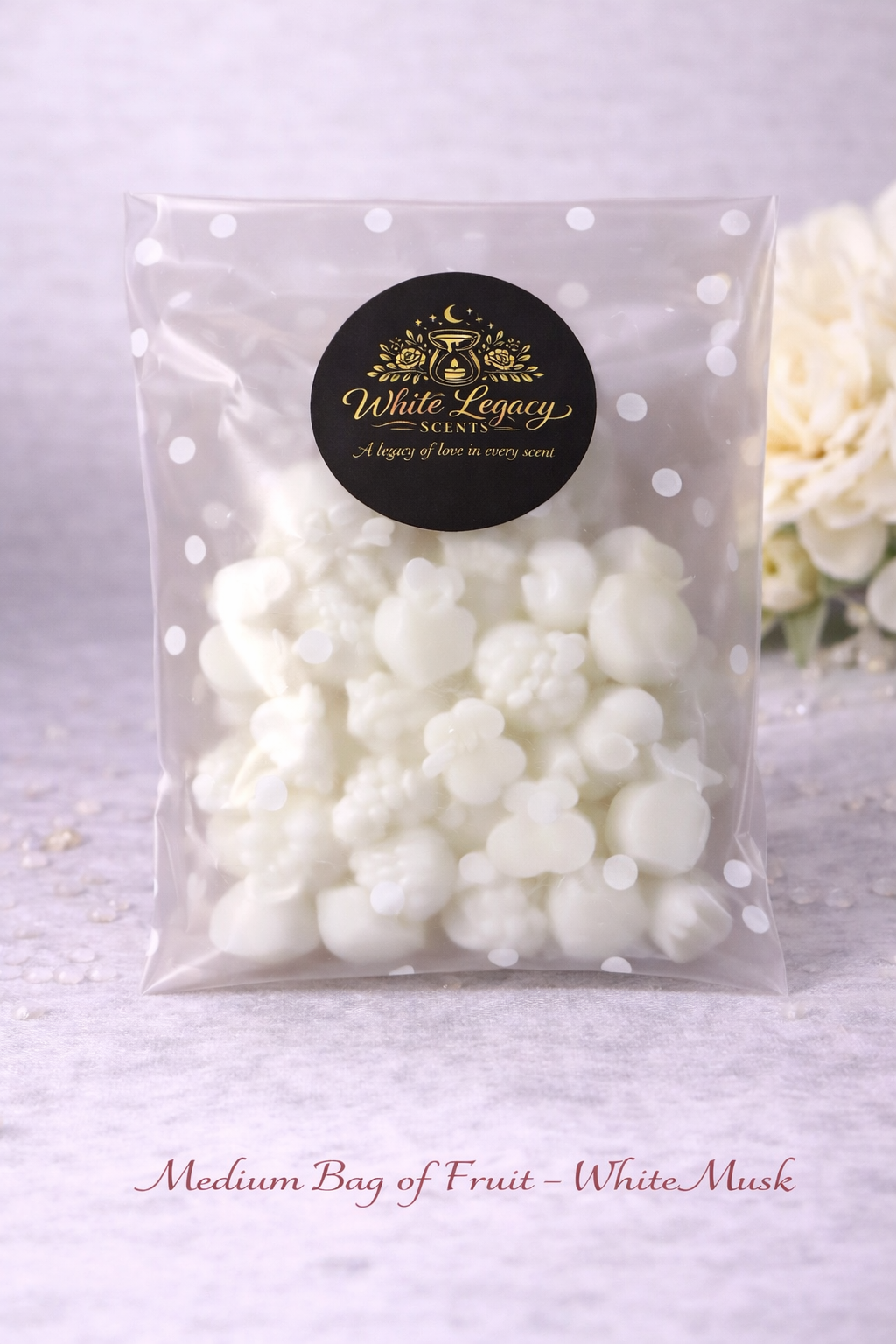 White Musk Fruits In A Medium Bag