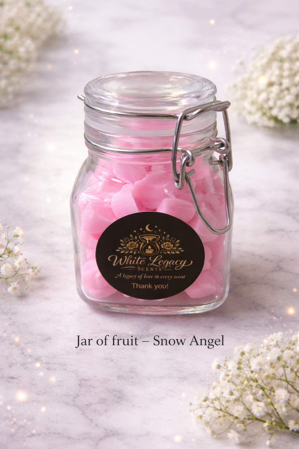 Snow Angel Jar Of Fruits