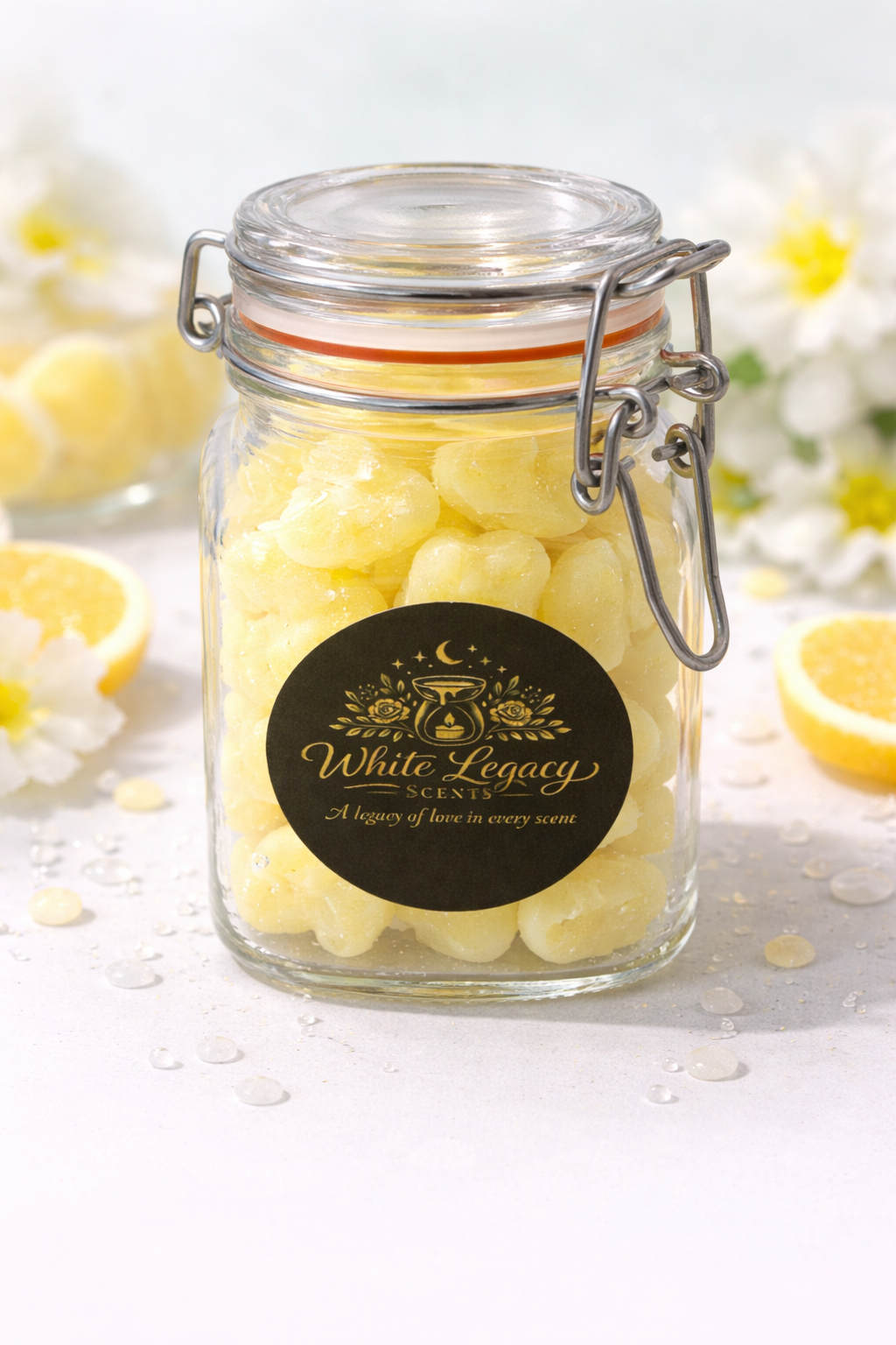 Sherbet Lemon Jar Of Clouds