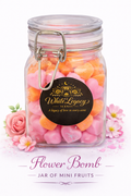 Flower Bomb Jar Of Fruits