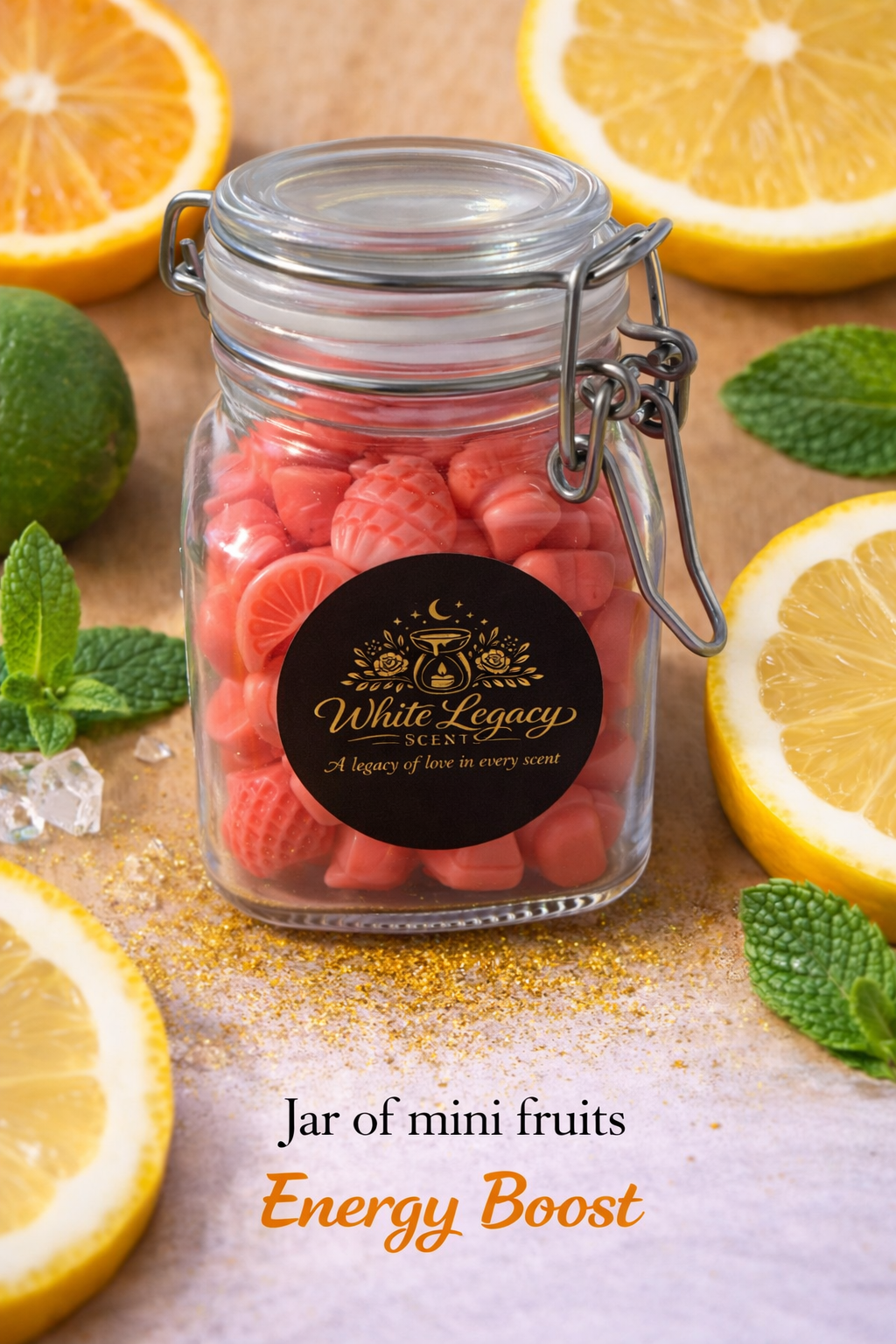 Energy Boost Jar Of Fruits