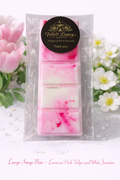 Leonora Pink Tulips & White Jasmine Large Snap Bar