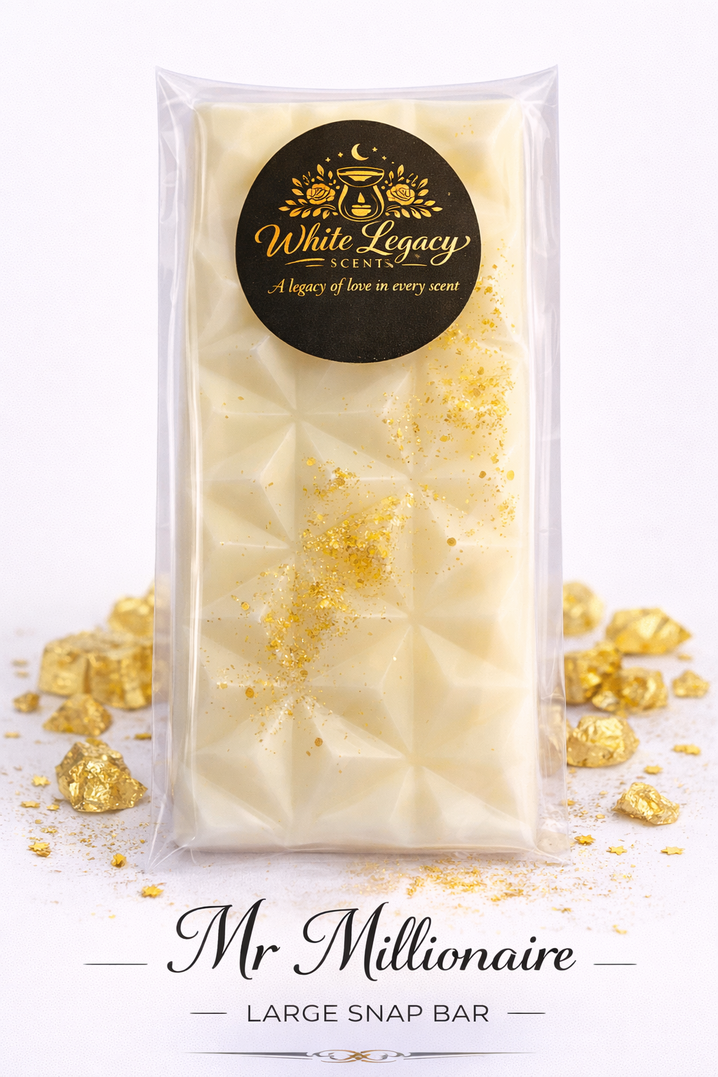 Mr Millionaire Large Patterned Snap Bar