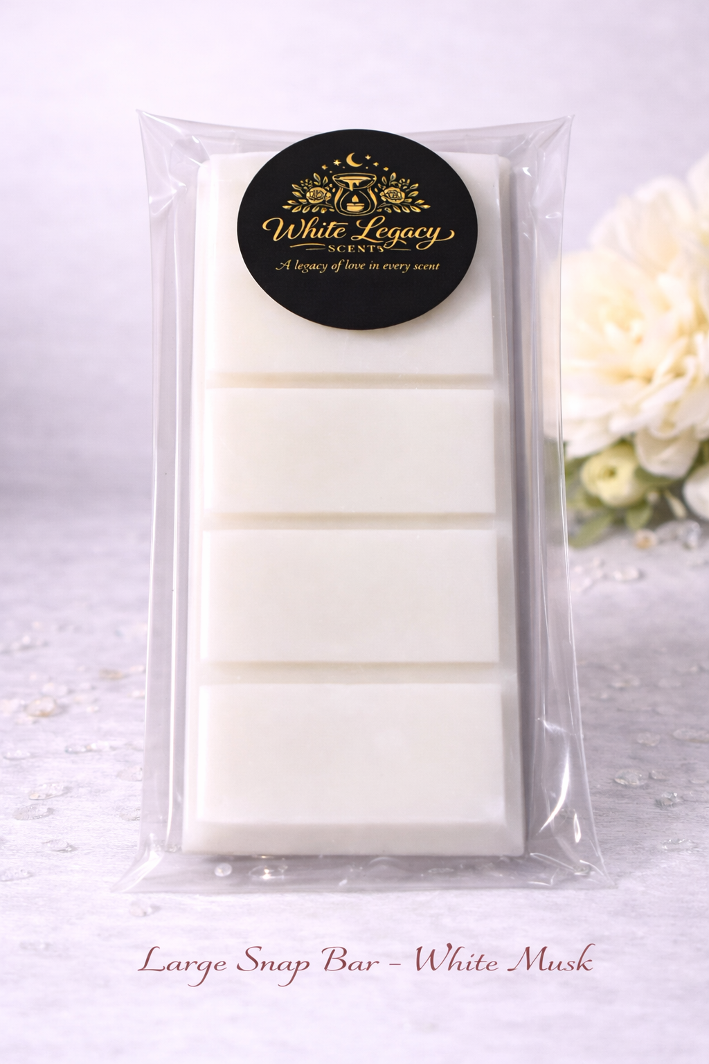 White Musk Large Snap Bar
