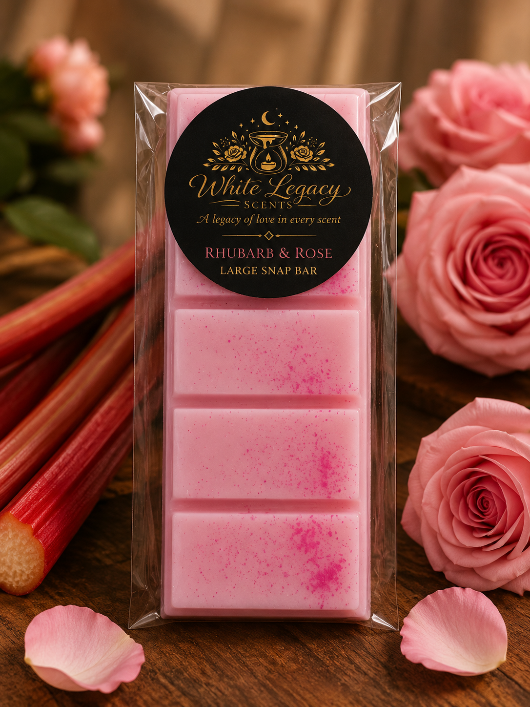 Rhubarb & Rose Medium Snap Bar
