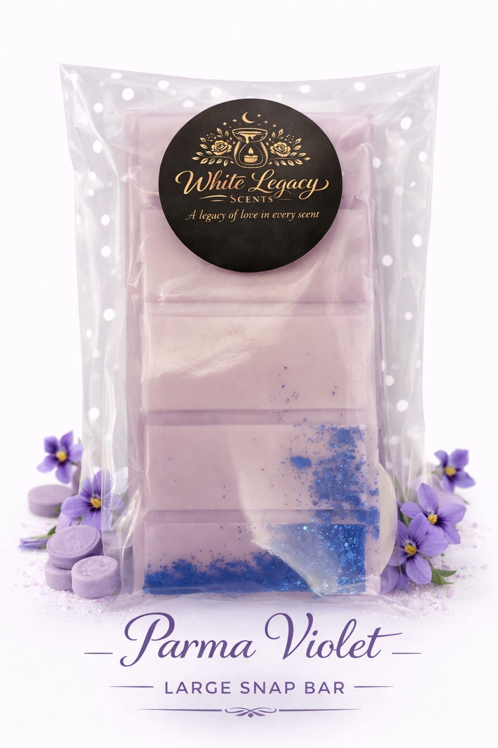 Parma Violets Large Snap Bar