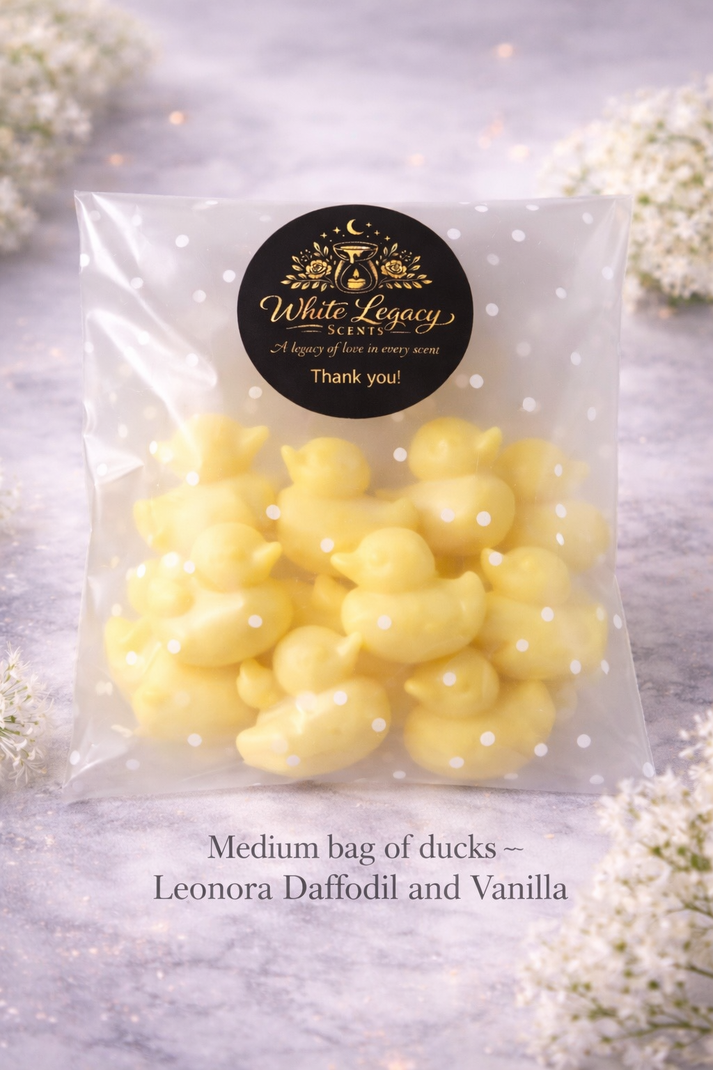 Leonora Daffodil & Vanilla Ducks In A Medium Bag