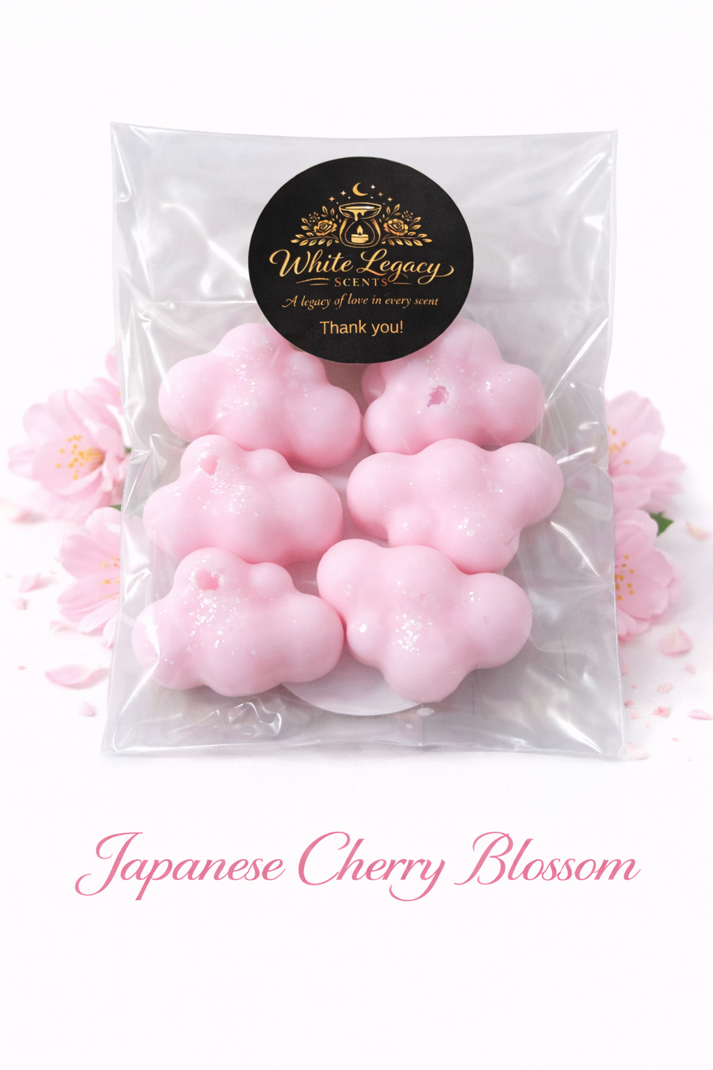 Japanese Cherry Blossom Clouds In A Medium Bag