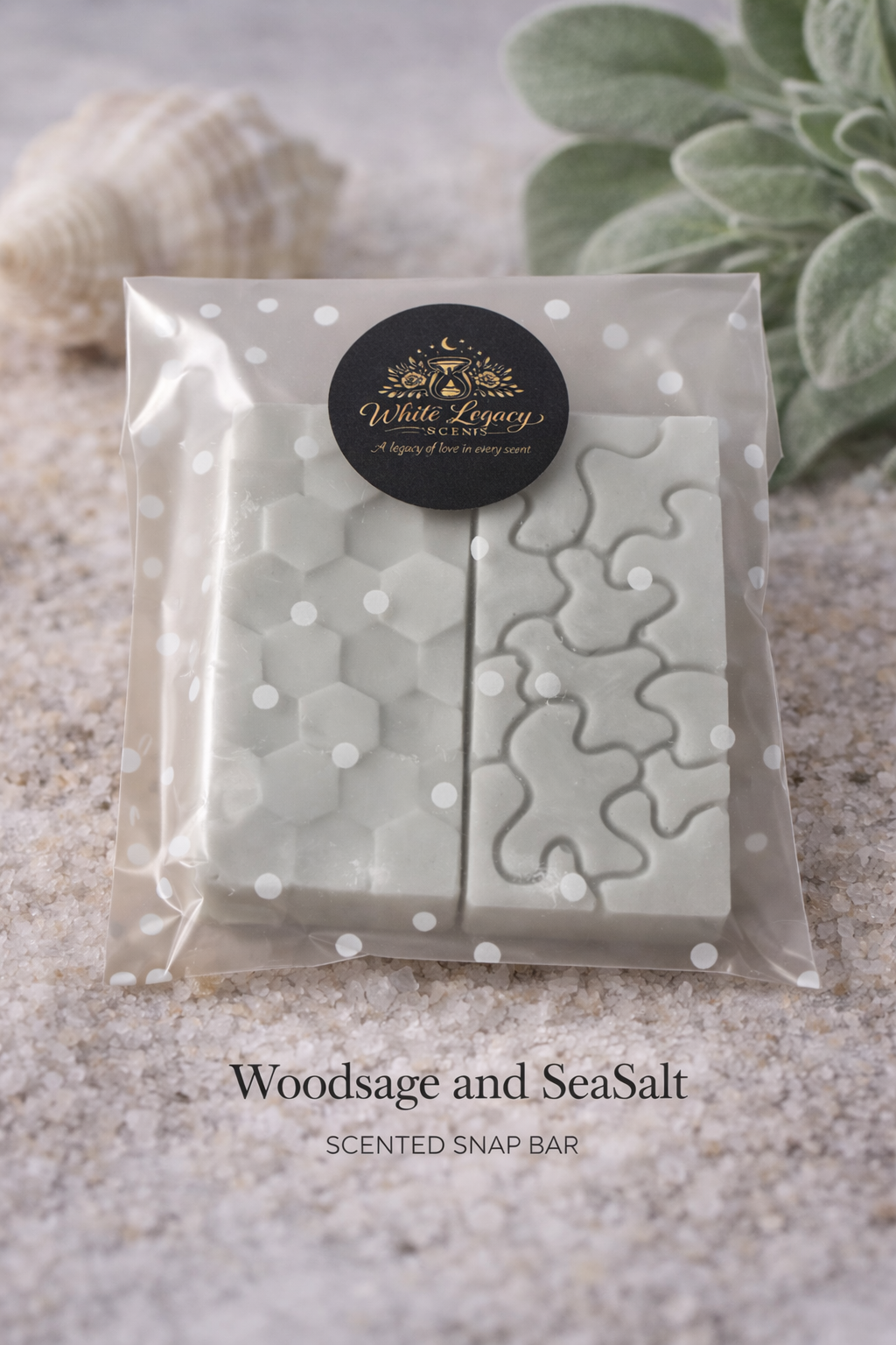 Wood Sage & Sea Salt Small Snap Bars