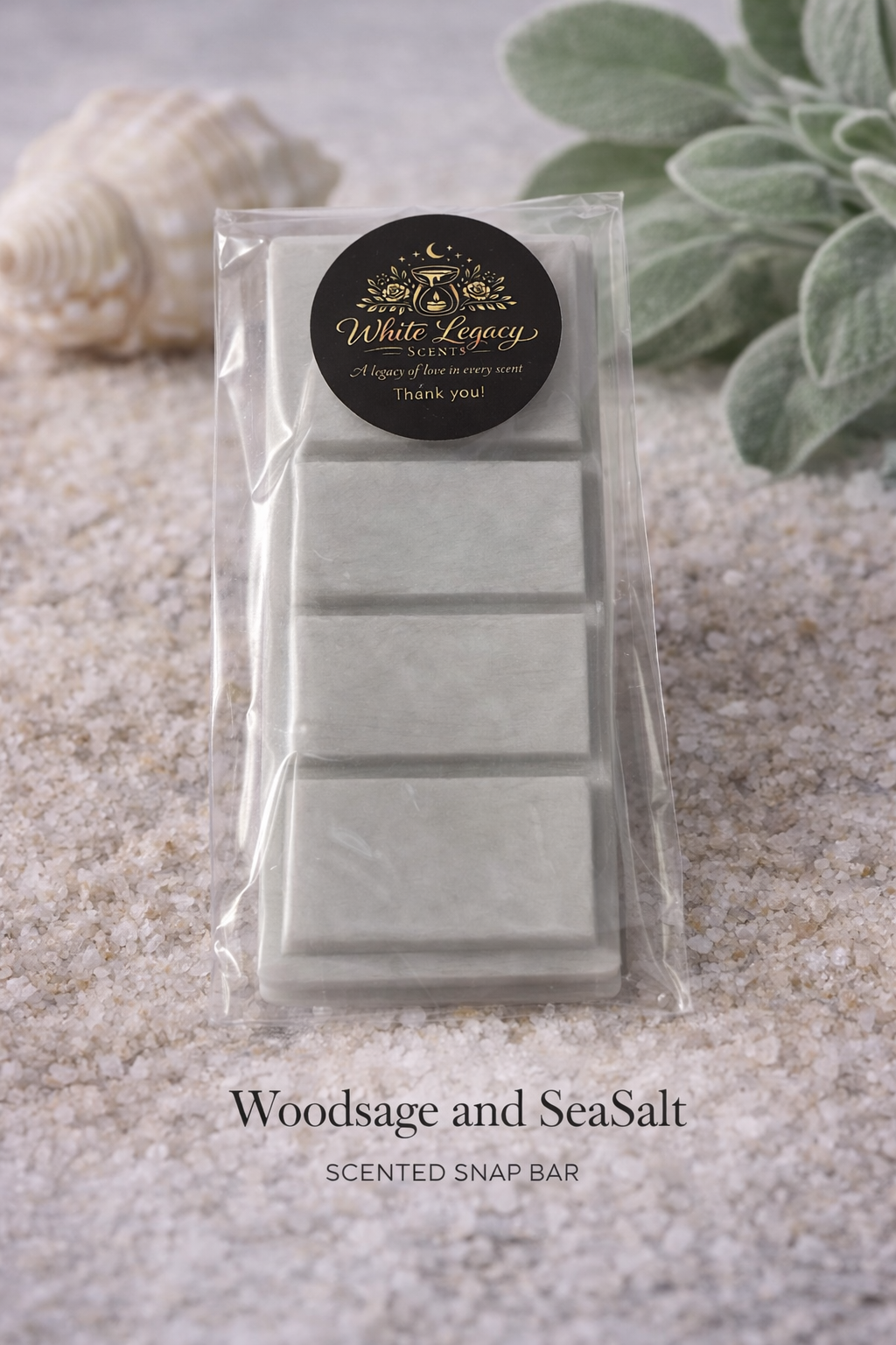Wood Sage & Sea Salt Medium Snap Bar