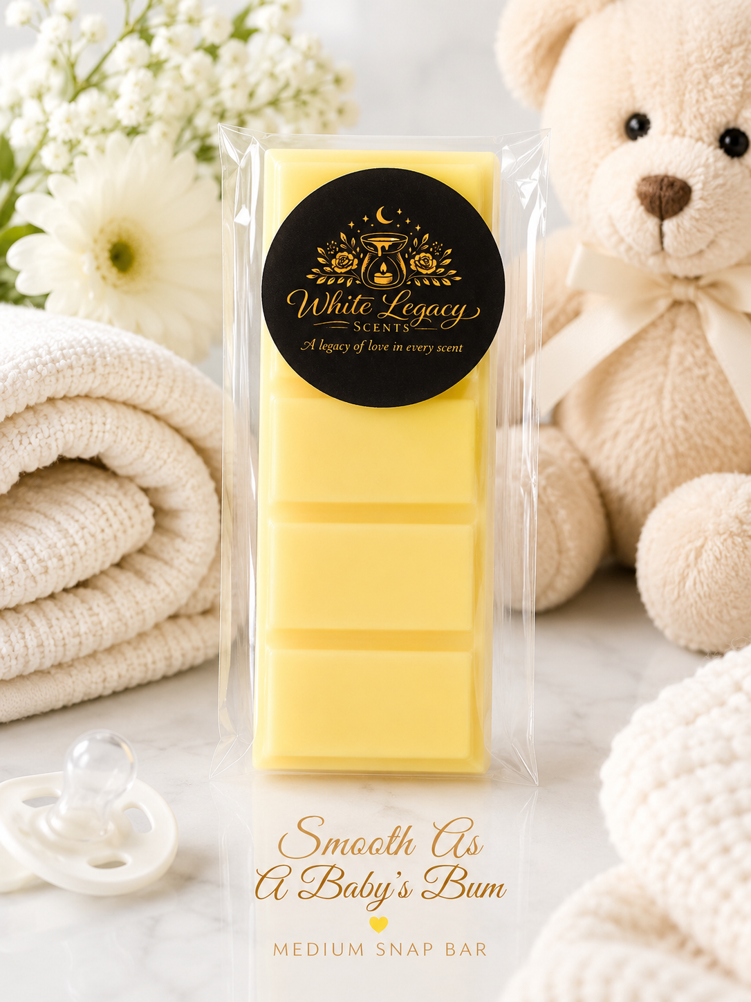 Smooth As A Baby's Bum Medium Snap Bar