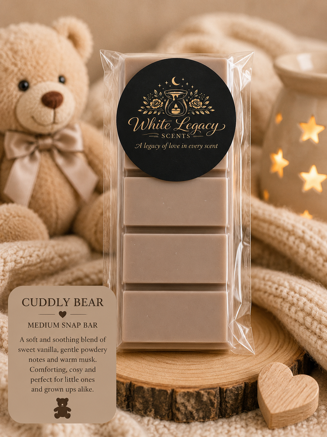 Cuddly Bear Medium Snap Bar