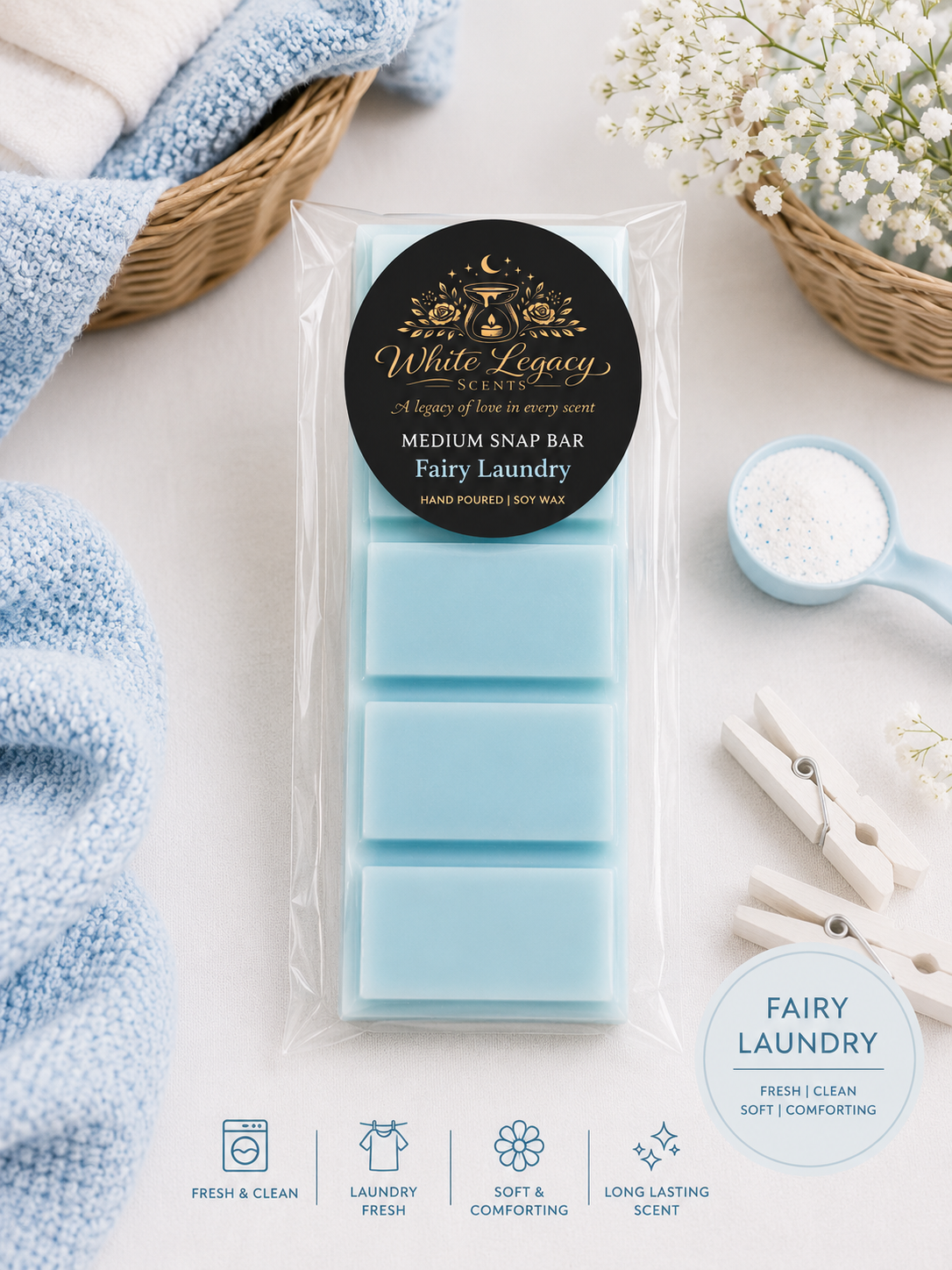 Fairy Laundry Medium Snap Bar
