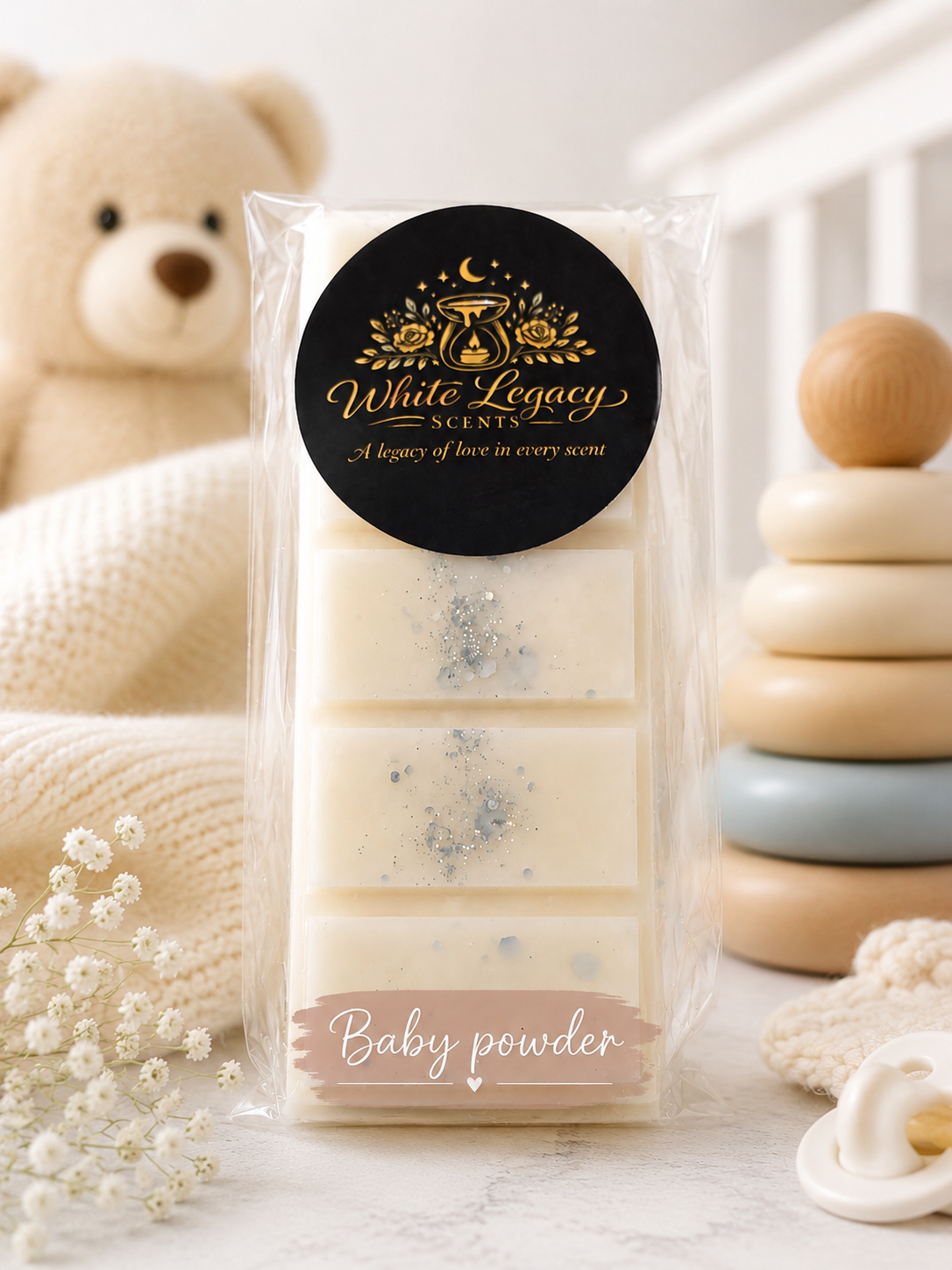 Baby Powder Medium Snap Bar