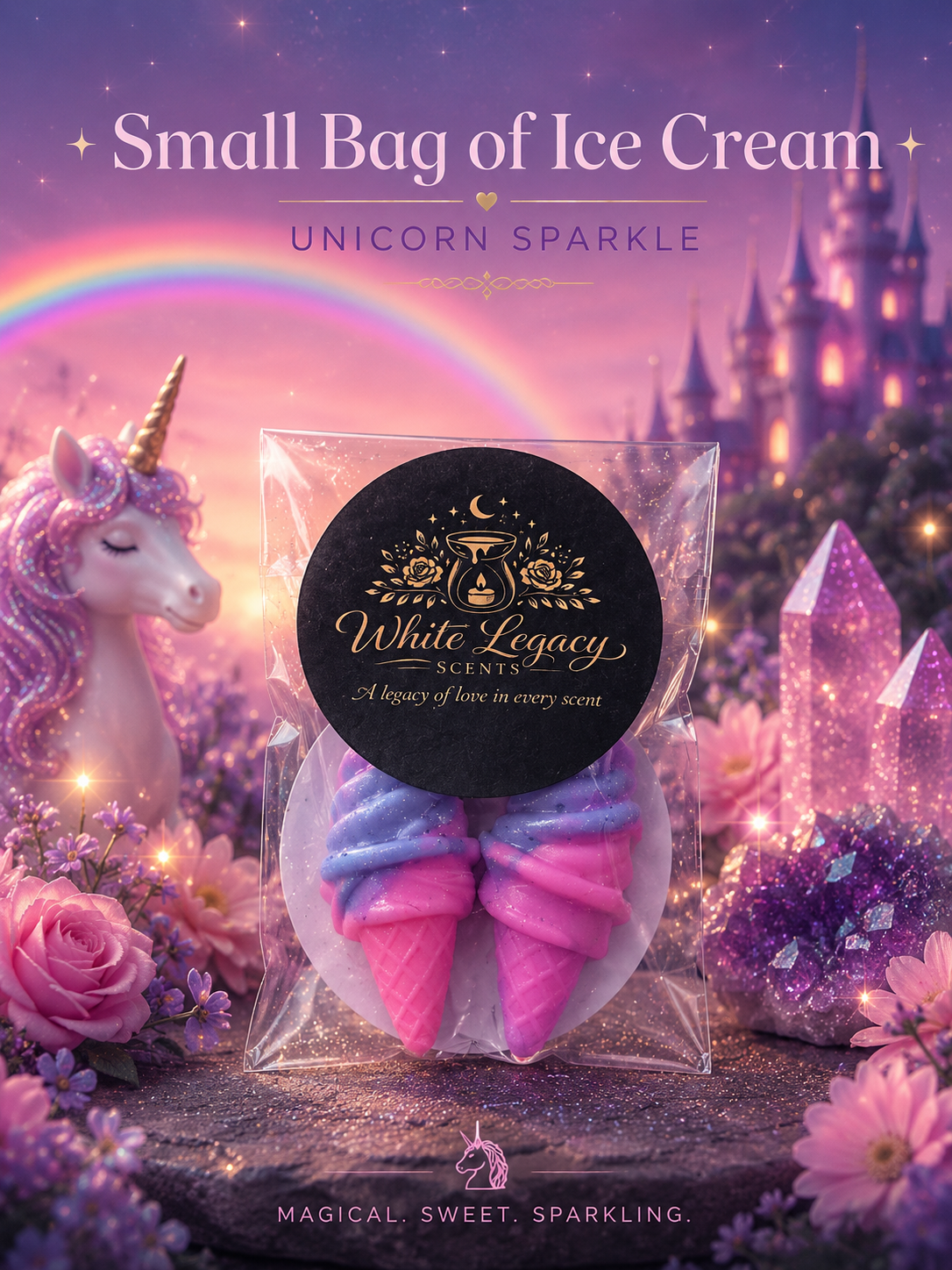 Unicorn Sparkle Small Bag Of Ice Creams