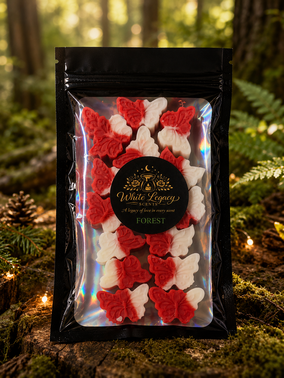 Forest Small Mylar Bag (Butterflies)