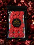 Black Cherry Small Mylar Bag (Flowers)