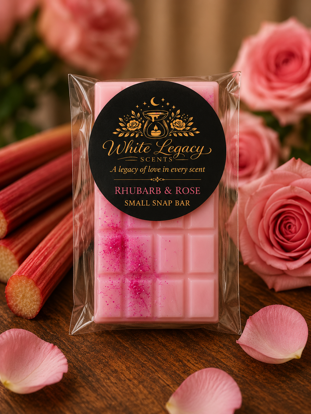 Rhubarb & Rose Small Snap Bar