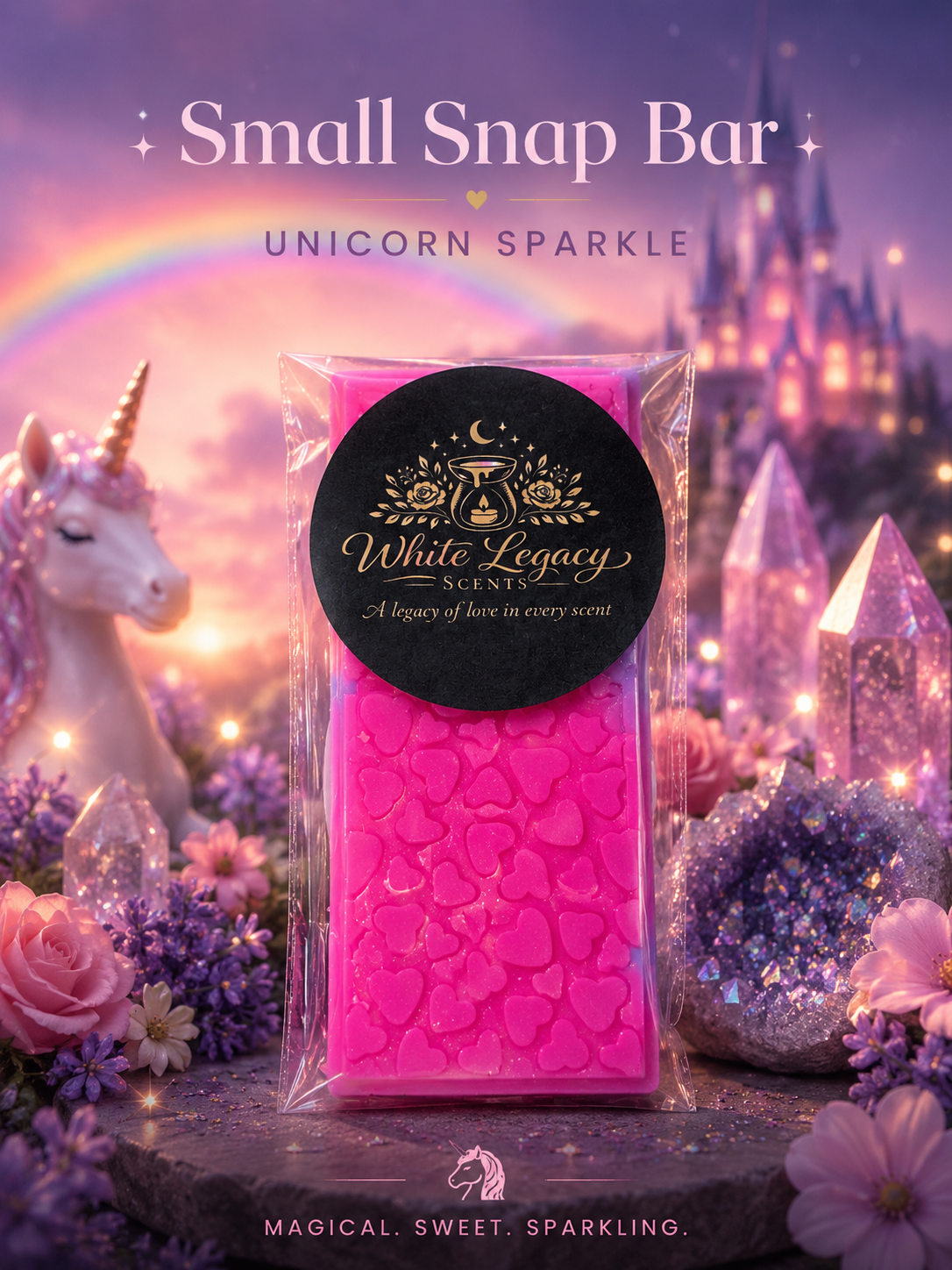 Unicorn Sparkle Small Snap Bar