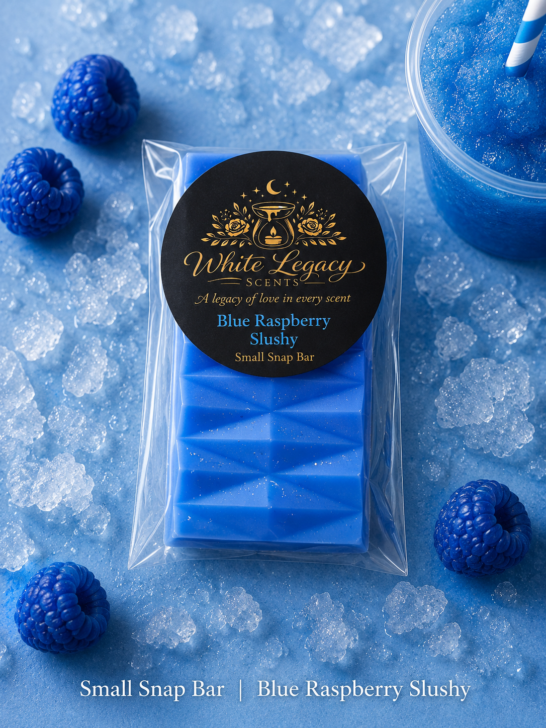 Blue Raspberry Slushy Small Snap Bar