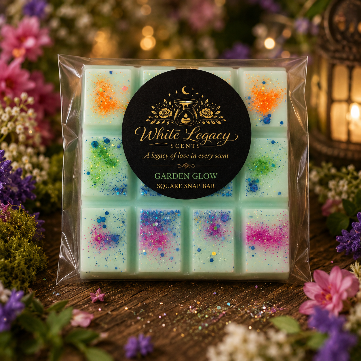 Garden Glow Square Snap Bar