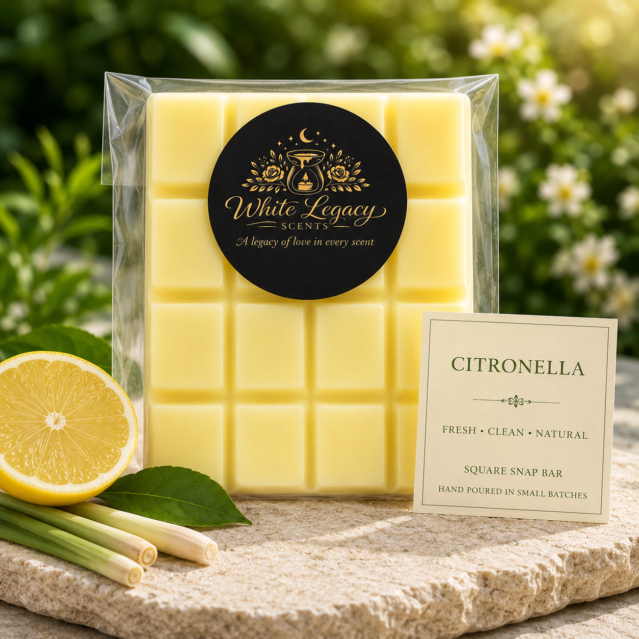 Citronella Square Snap Bar